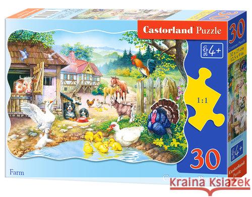 Puzzle 30 Zwierzęta na farmie CASTOR  5904438003310 Castor