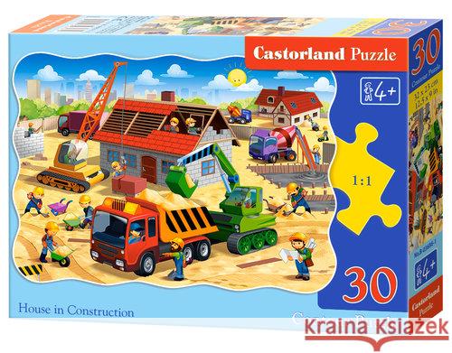 Puzzle 30 Dom w trakcie budowy CASTOR  5904438003686 Castorland