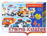 Puzzle x 4 - Służba ratownicza CASTOR  5904438004393 Castor