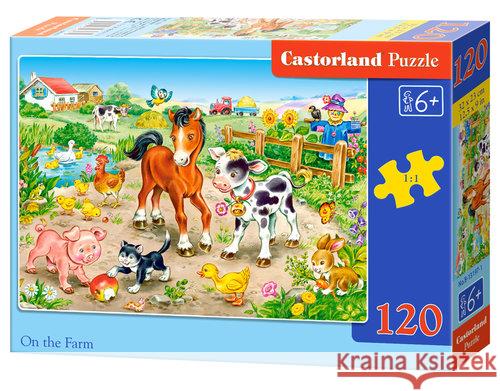 Puzzle 120 On the farm CASTOR  5904438013197 Castorland