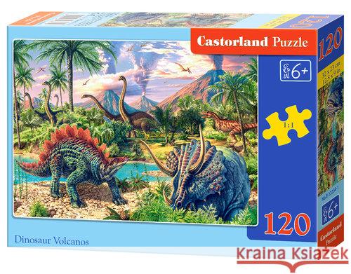 Puzzle 120 Dinosaur Volcanos CASTOR  5904438013234 Castorland