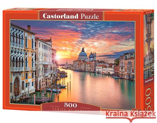 Puzzle 500 Wenecja o zachodzie słońca CASTOR  5904438052479 Castorland