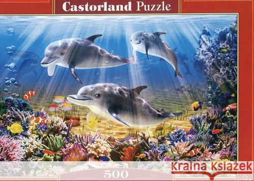 Puzzle 500 Dolphins Underwater CASTOR  5904438052547 Castorland