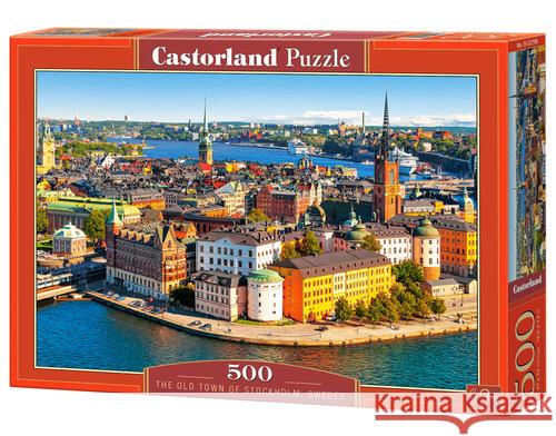 Puzzle 500 Sztokholm stare miasto, Szwecja CASTOR  5904438052790 Castorland