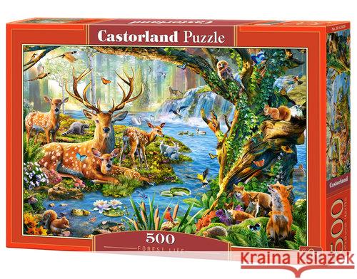 Puzzle 500 Forest Life CASTOR  5904438052929 Castorland