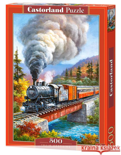 Puzzle 500 Train Crossing CASTOR  5904438053216 Castorland