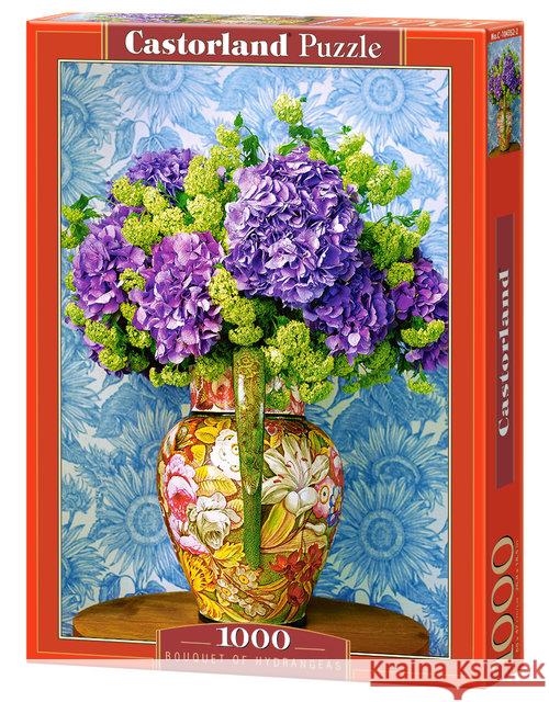 Puzzle 1000 Bouquet of Hydrangeas CASTOR  5904438104352 Castorland