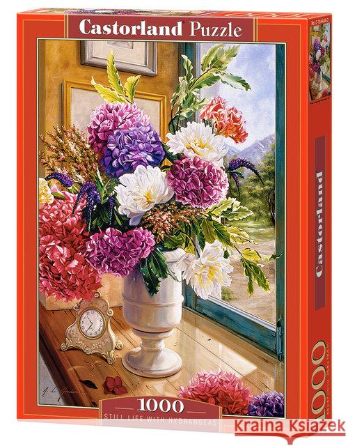 Puzzle 1000 Still life with hydrangeas CASTOR  5904438104444 Castorland