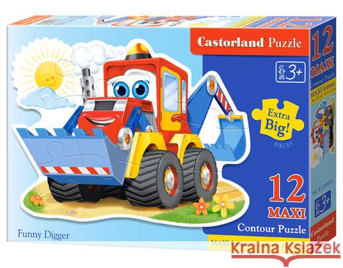 Puzzle 12 maxi - Wesoła Koparka CASTOR  5904438120024 Castor