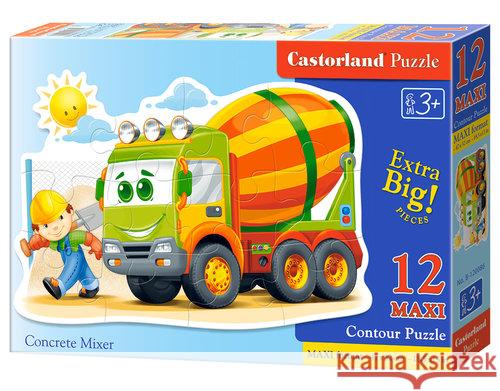 Puzzle 12 maxi Betoniarka CASTOR  5904438120086 Castor