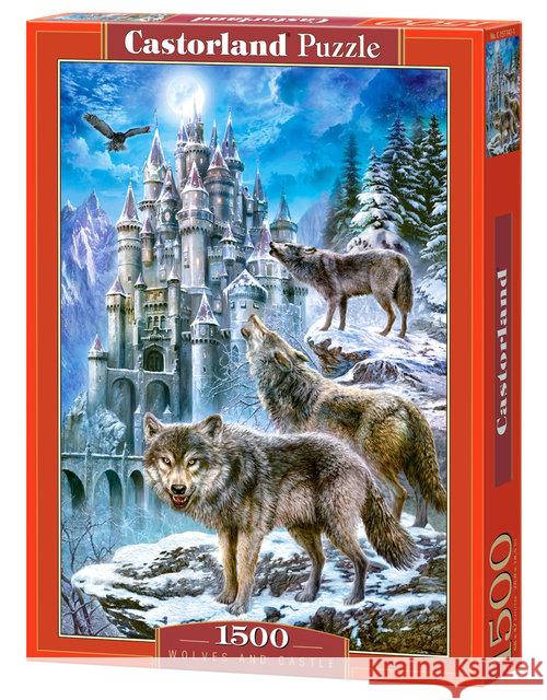 Puzzle 1500 Wilki i zamek CASTOR  5904438151141 Castor