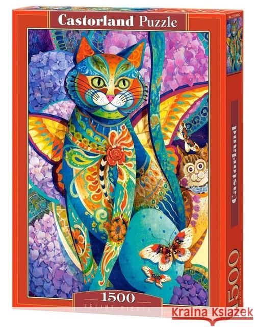 Puzzle 1500 Kocia fiesta CASTOR  5904438151448 Castor