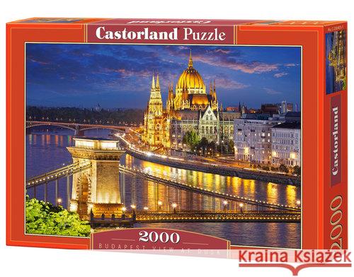 Puzzle 2000 Budapeszt o zmierzchu CASTOR  5904438200405 Castor