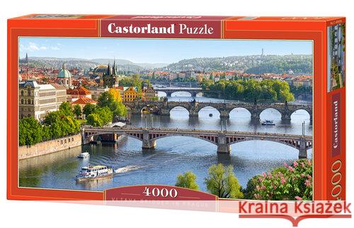 Puzzle 4000 Vltava Bridges in Prague CASTOR  5904438400096 Castor