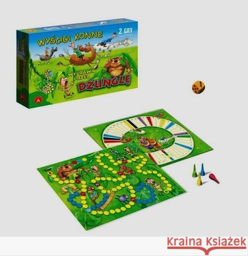 Wyścigi konne. Wyprawa przez dżunglę. ALEX  5906018002348 Alexander