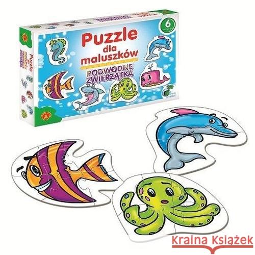 Puzzle dla maluszków - podwodne zwierzęta ALEX  5906018005363 Z.P. Alexander