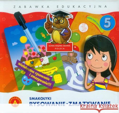 Rysowanie - zmazywanie 5 Smakołyki ALEX  5906018007404 Alexander