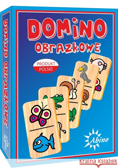 Domino obrazkowe - zwierzęta ABINO  5907438272243 Abino Joanna Urbańska