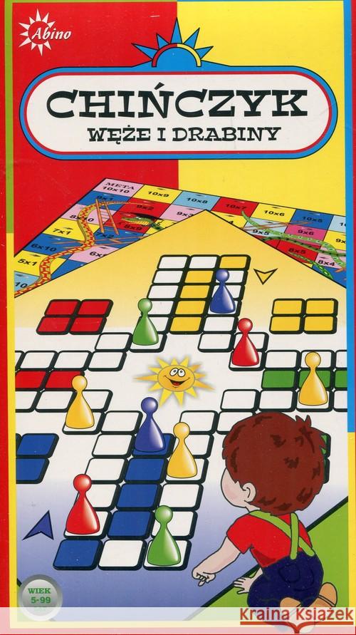 Chińczyk - Węże i drabiny ABINO  5907438272670 Abino Joanna Urbańska