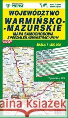 Województwo Warmińsko-Mazurskie 1:220 000 mapa Wydawnictwo Piętka 5907800426748