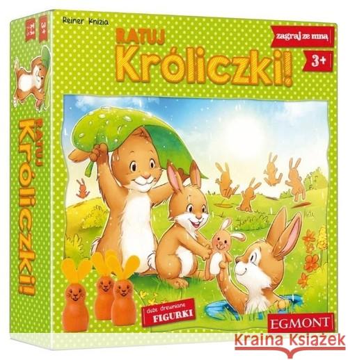 Gra - Zagraj ze mną. Ratuj króliczki  5908215006716 Egmont