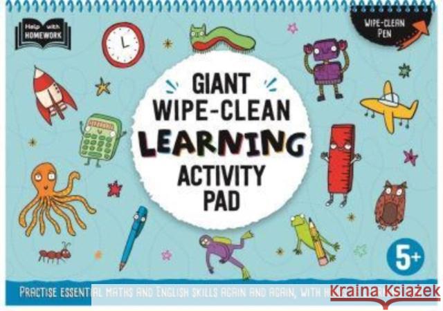 5+ Giant Wipe-Clean Learning Activity Pad Autumn Publishing 9781837951253 Bonnier Books Ltd - książka