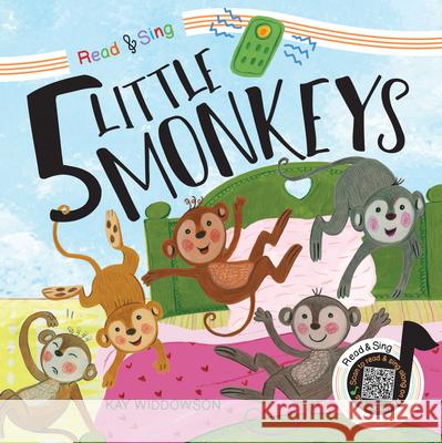 5 Little Monkeys Kay Widdowson 9781486723522 Flowerpot Press - książka