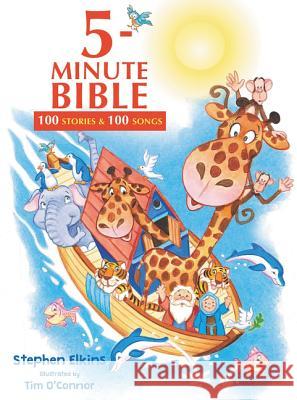 5-Minute Bible: 100 Stories and 100 Songs Stephen Elkins 9780718097646 Thomas Nelson - książka