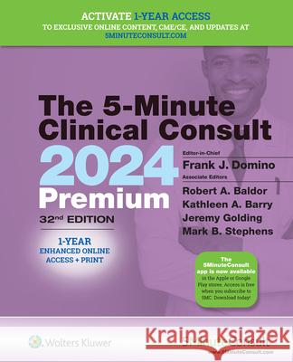 5-Minute Clinical Consult 2024 Premium Frank Domino 9781975211554 LWW - książka