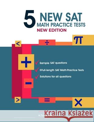 5 New SAT Math Practice Tests Book American Math Academy 9798683567255 Independently Published - książka