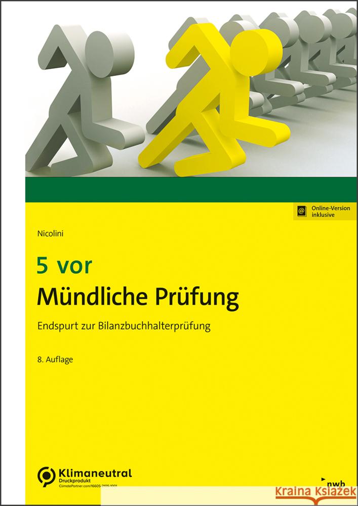 5 vor Mündliche Prüfung Nicolini, Hans J. 9783482638688 NWB Verlag - książka