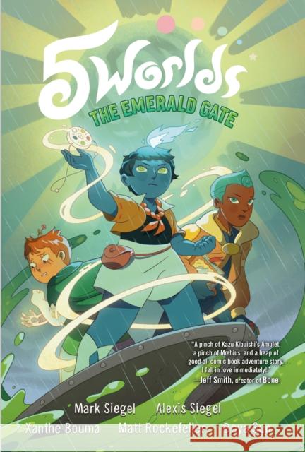 5 Worlds Book 5: The Emerald Gate Mark Siegel Alexis Siegel Xanthe Bouma 9780593120590 Random House Books for Young Readers - książka