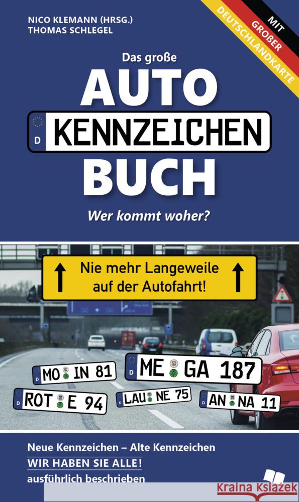 5er Pack: Das neue große Autokennzeichenbuch Schlegel, Thomas 9783861124160 Unterwegsverlag - książka