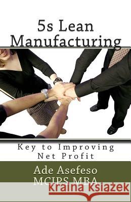 5s Lean Manufacturing: Key to Improving Net Profit Ade Asefes 9781499388015 Createspace - książka