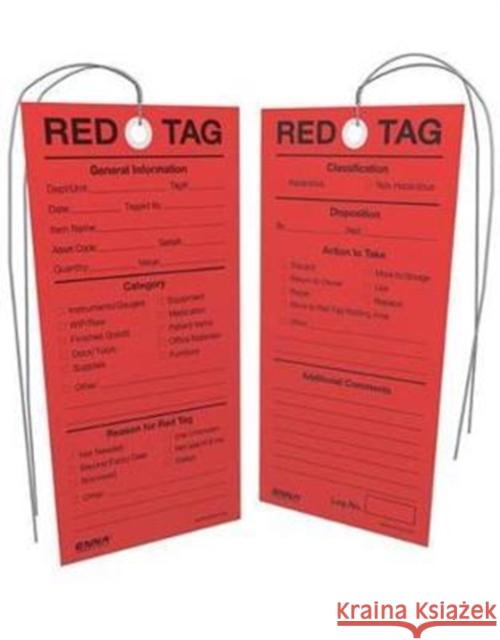 5s Red Tags Enna 9780978097097 Productivity Press - książka