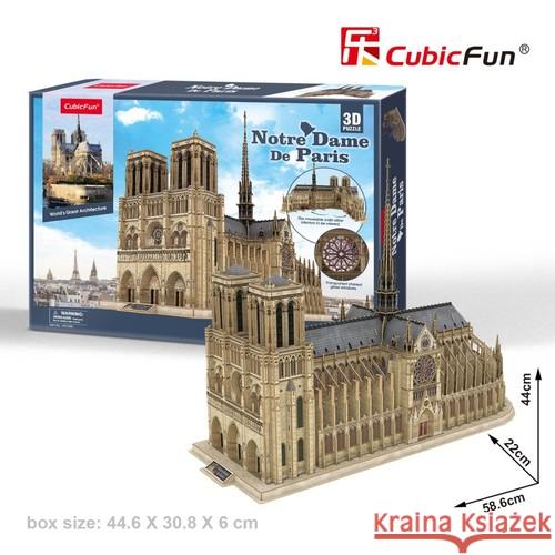 Puzzle 3D Katedra Notre Dame  6944588202606 Cubic Fun