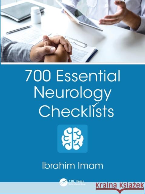 700 Essential Neurology Checklists Ibrahim Imam 9781032076232 CRC Press - książka