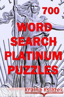 700 Word Search Platinum Puzzles Kalman Tot 9781533114396 Createspace Independent Publishing Platform - książka
