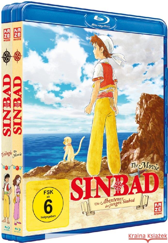 Abenteuer des jungen Sinbad - Trilogie + Movie (2 Blu-rays) Miyashita, Shinpei 7630017500267