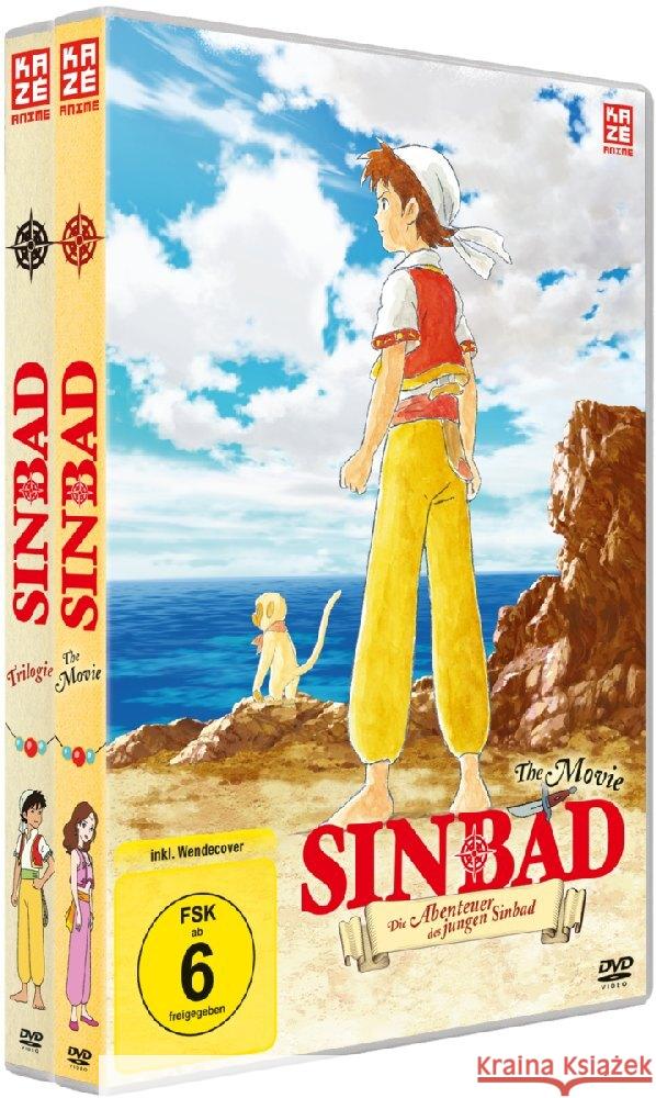 Abenteuer des jungen Sinbad - Trilogie + Movie (2 DVDs) Miyashita, Shinpei 7630017500274