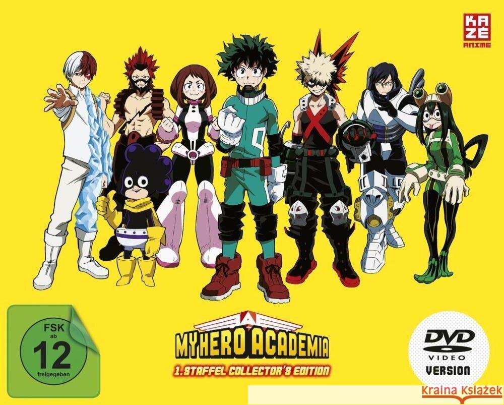 My Hero Academia - 1. Staffel - Gesamtausgabe - DVD Box (3 DVDs) [Collector's Edition] Nagasaki, Kenji 7630017526236 Crunchyroll