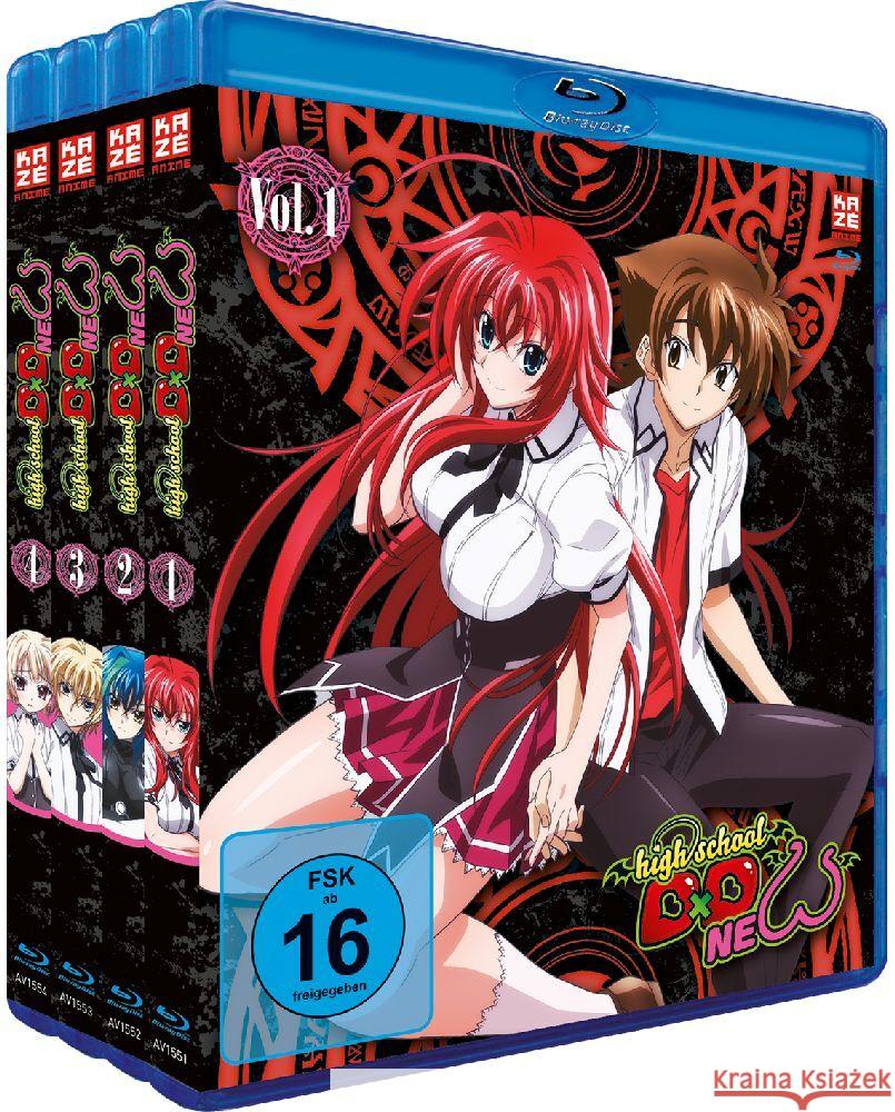 Highschool DxD New - Staffel 2 - Gesamtausgabe - Bundle Vol.1-4 (4 Blu-rays) Yanagisawa, Tetsuya 7630017531728