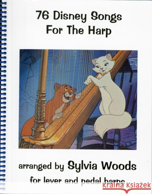 76 Disney Songs for the Harp: For Lever Abd Pedal Harps  9780936661179 Hal Leonard Corporation - książka