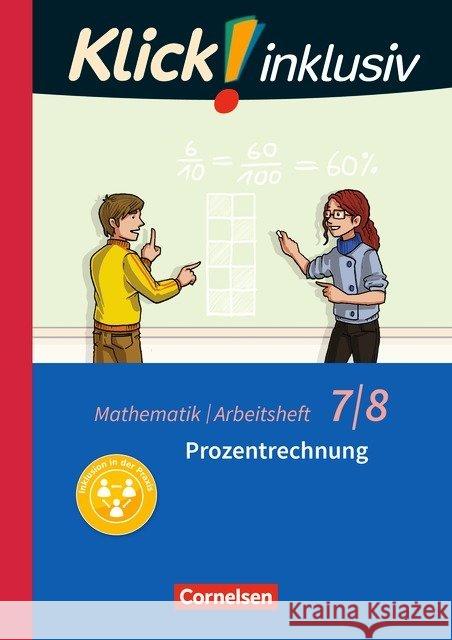 7./8. Schuljahr - Prozentrechnung : Arbeitsheft 3  9783060021222 Cornelsen Verlag - książka