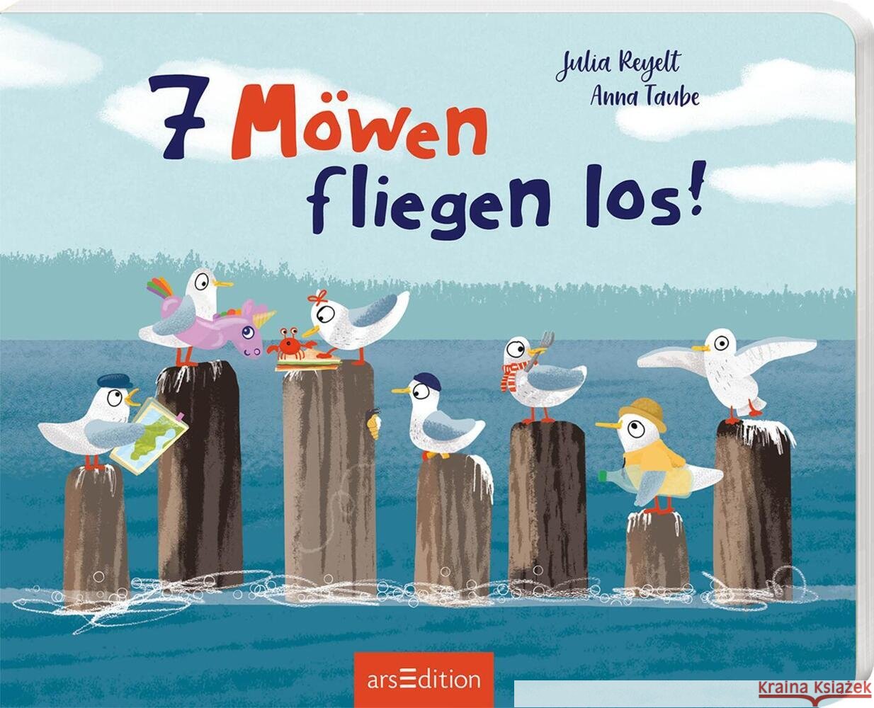 7 Möwen fliegen los! Taube, Anna 9783845867878 ars edition - książka