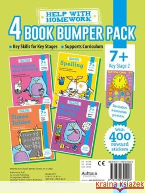 7+ Pack - Maths, Multiplying and Dividing, Spelling & Times Tables  9781786709028 Bonnier Books Ltd - książka
