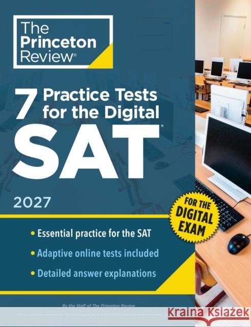 7 Practice Tests for the SAT, 2027 Princeton Review 9798217223183 Random House USA Inc - książka