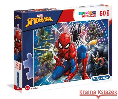Puzzle 60 Maxi Super kolor Spiderman  8005125264445 Clementoni