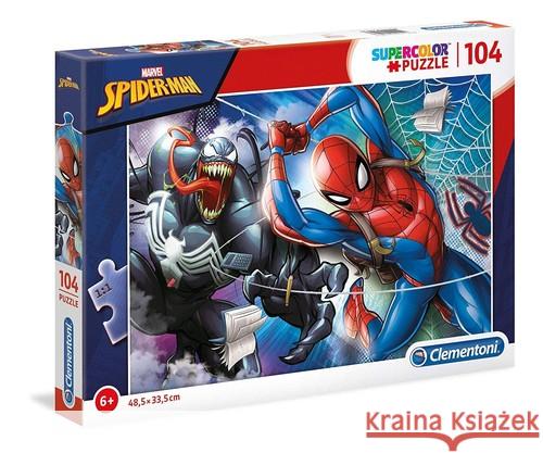 Puzzle Supercolor Spider-Man 104  8005125271177 Clementoni
