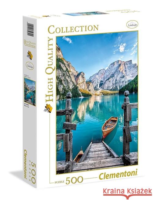 Puzzle 500 Braies Lake  8005125350391 Clementoni